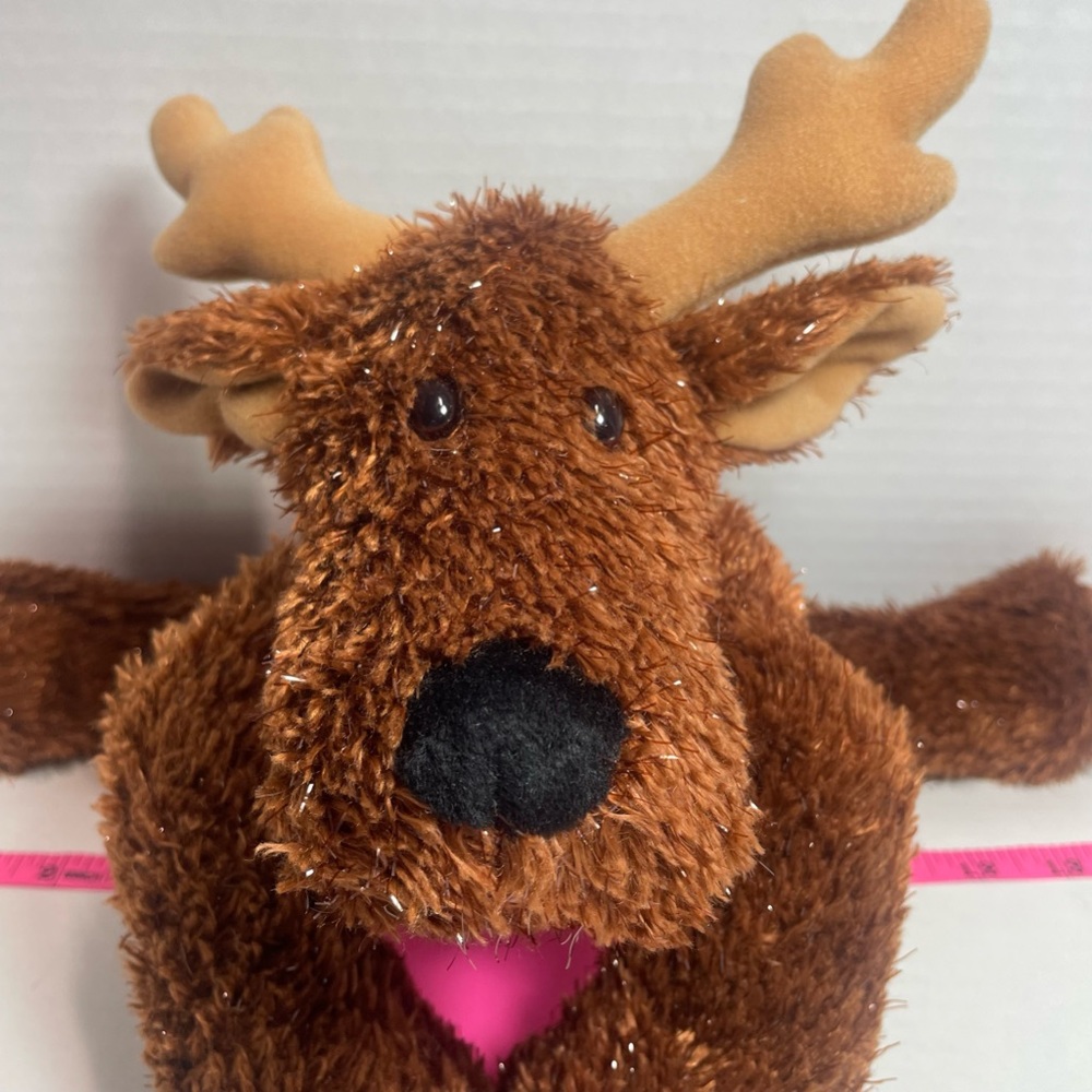 Vintage Hallmark Comet plush tinsel Reindeer Excellent